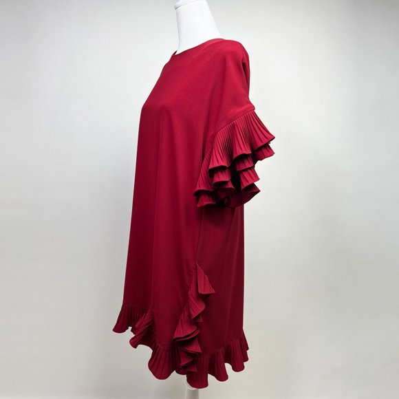 Red Flared Dress | Size S | Casual Elegance | Gently Used - Picture 2 of 7